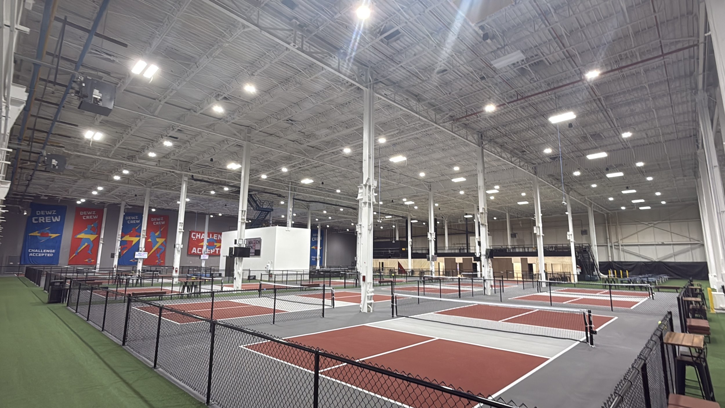 Close detail of CushionX premium pickleball court surface